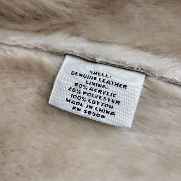 Westbound Women's Suede jacket Faux fur penny lane Boho Y2K Size L - Picture 11 of 16